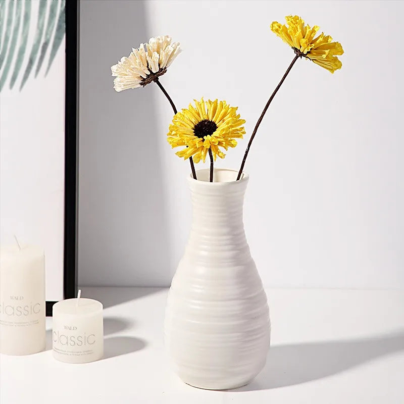 ZENVORA® Nordic Vase – Elegante Keramik-Dekovase