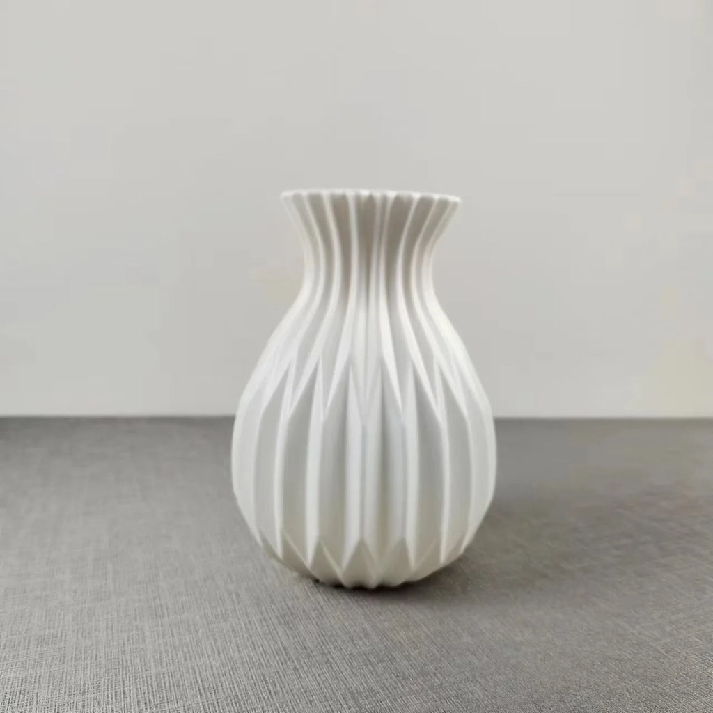 ZENVORA® Wave Vase – Moderne Keramik-Dekovase