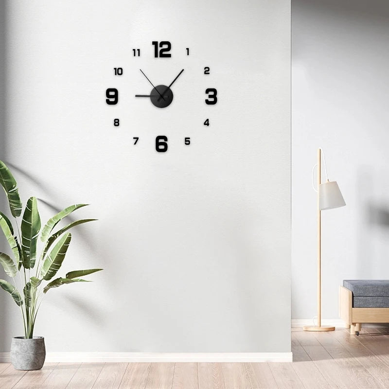 ZENVORA® 3D Wanduhr – Moderne DIY-Wanduhr