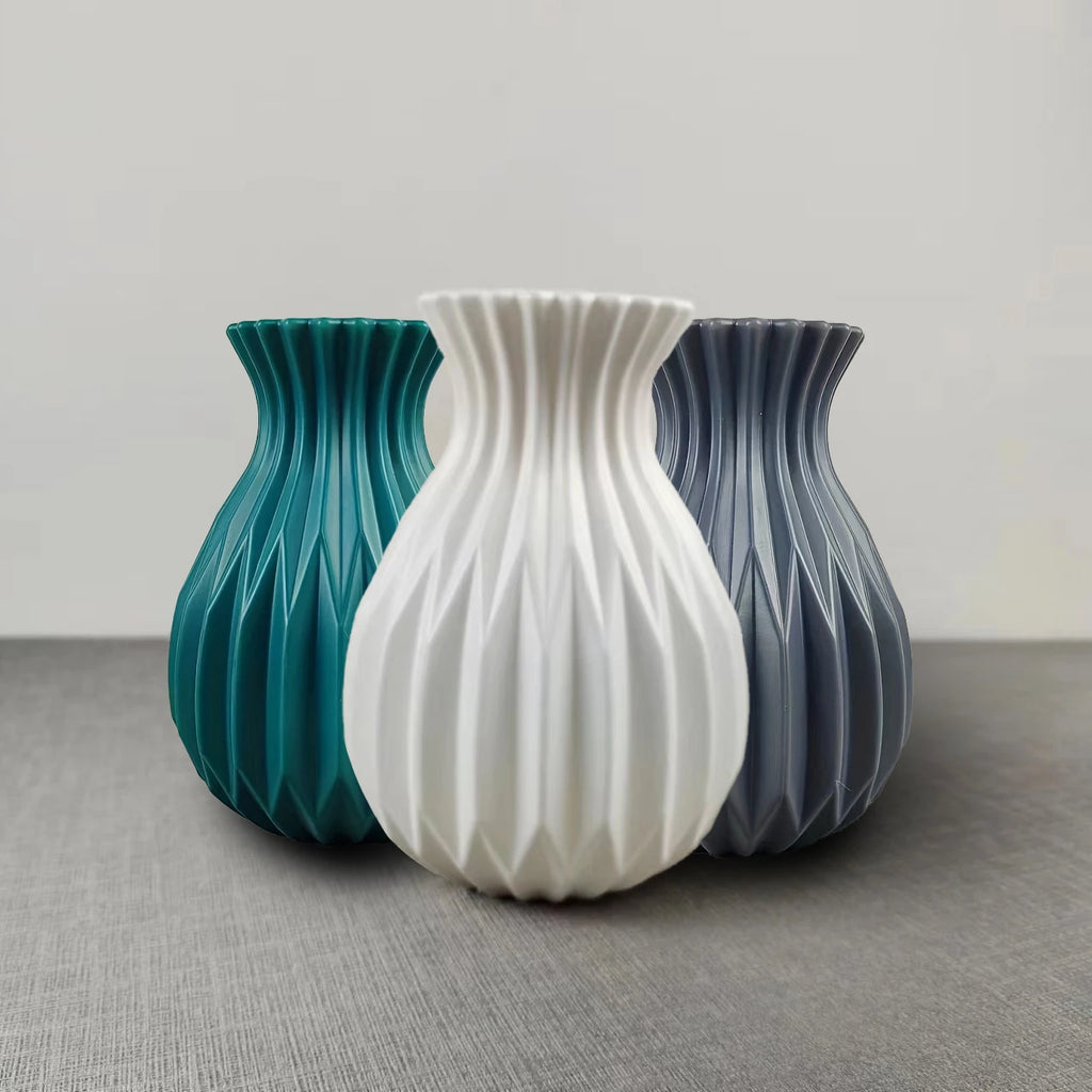 ZENVORA® Wave Vase – Moderne Keramik-Dekovase
