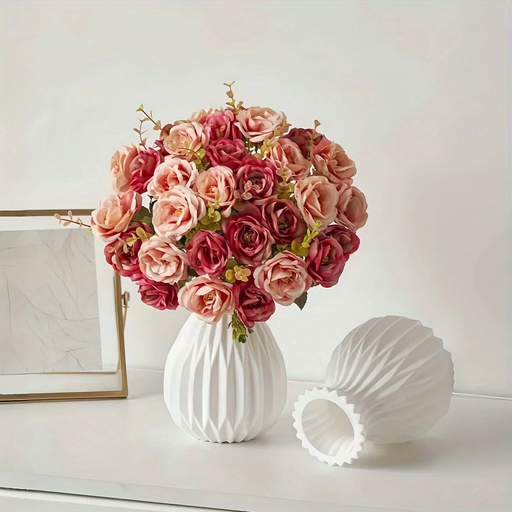 ZENVORA® Wave Vase – Moderne Keramik-Dekovase