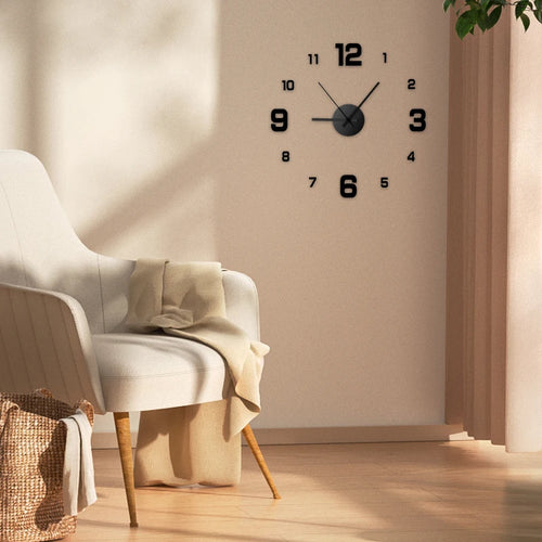 ZENVORA® 3D Wanduhr – Moderne DIY-Wanduhr