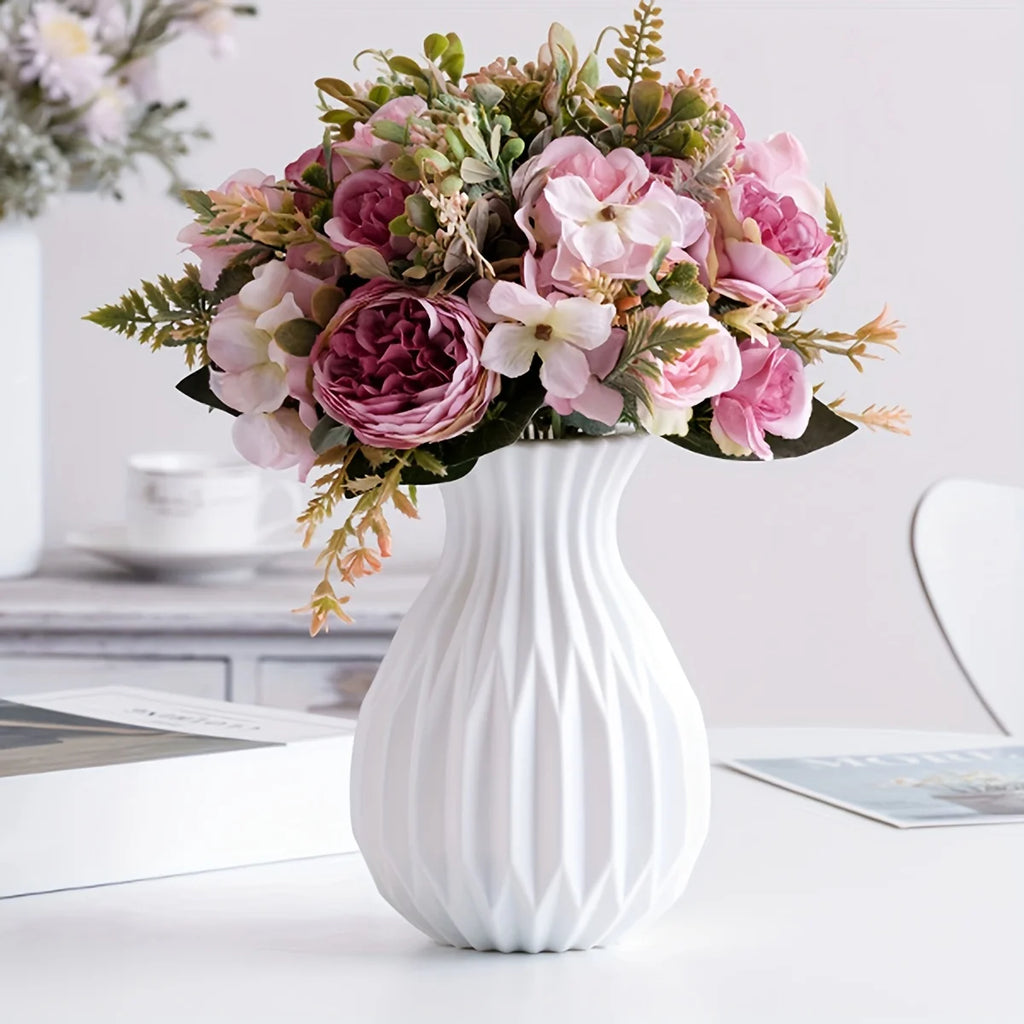 ZENVORA® Wave Vase – Moderne Keramik-Dekovase