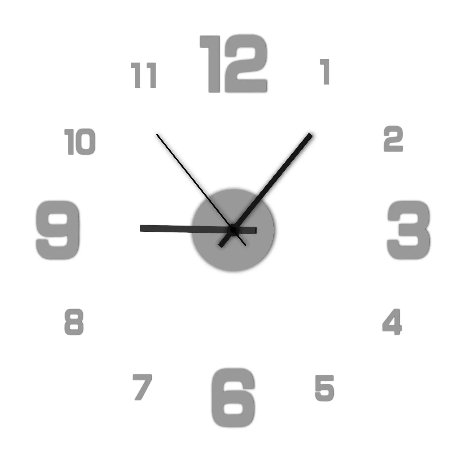ZENVORA® 3D Wanduhr – Moderne DIY-Wanduhr