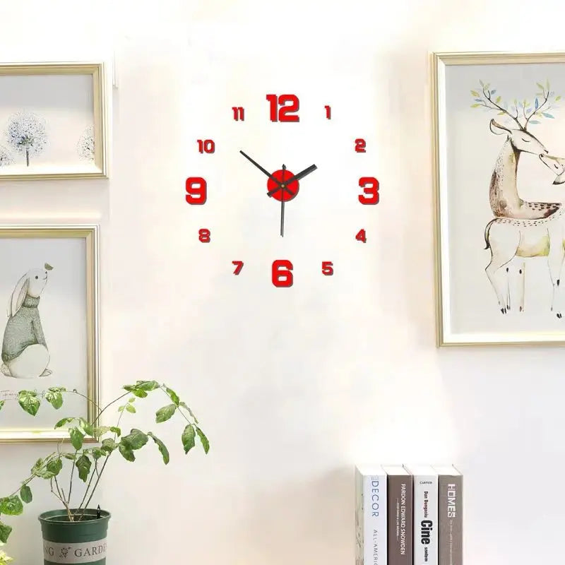 ZENVORA® 3D Wanduhr – Moderne DIY-Wanduhr