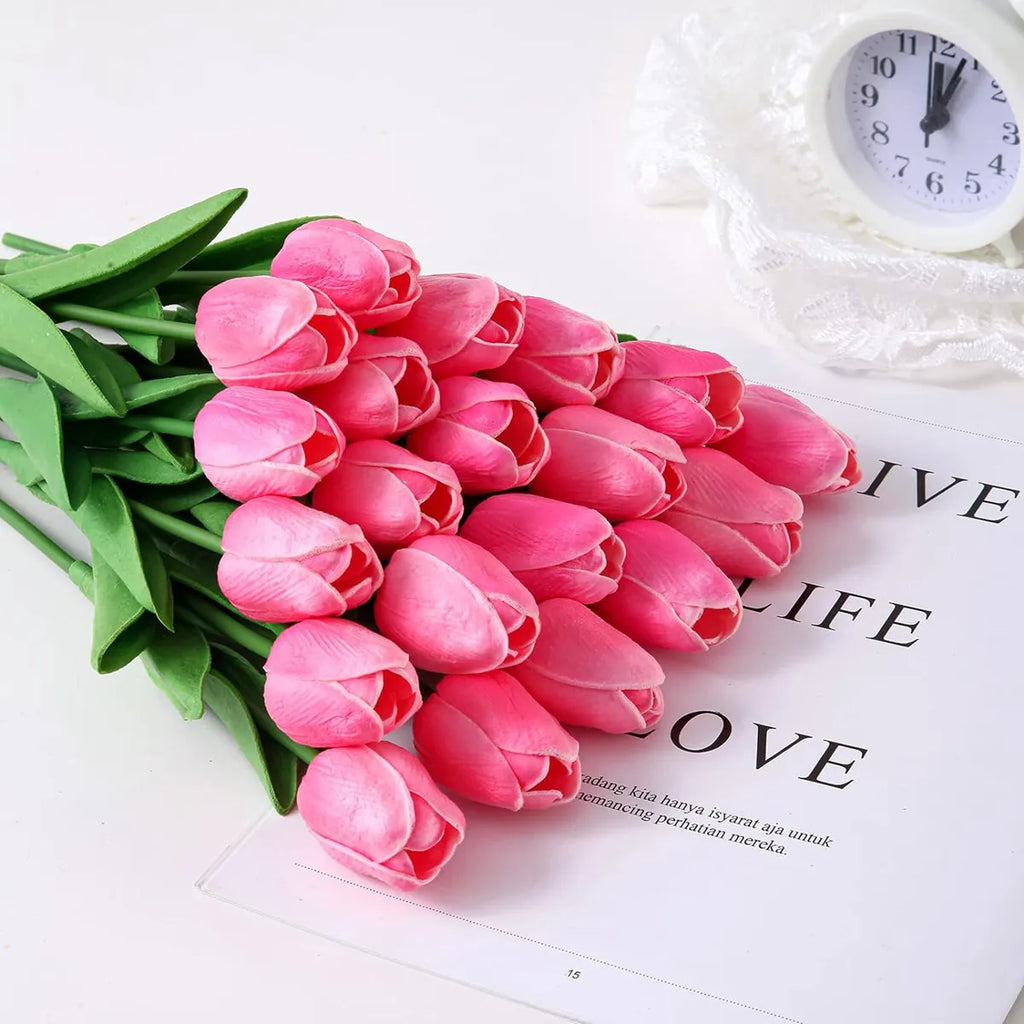 ZENVORA® Realistische Kunsttulpen – Elegante Blumen-Deko