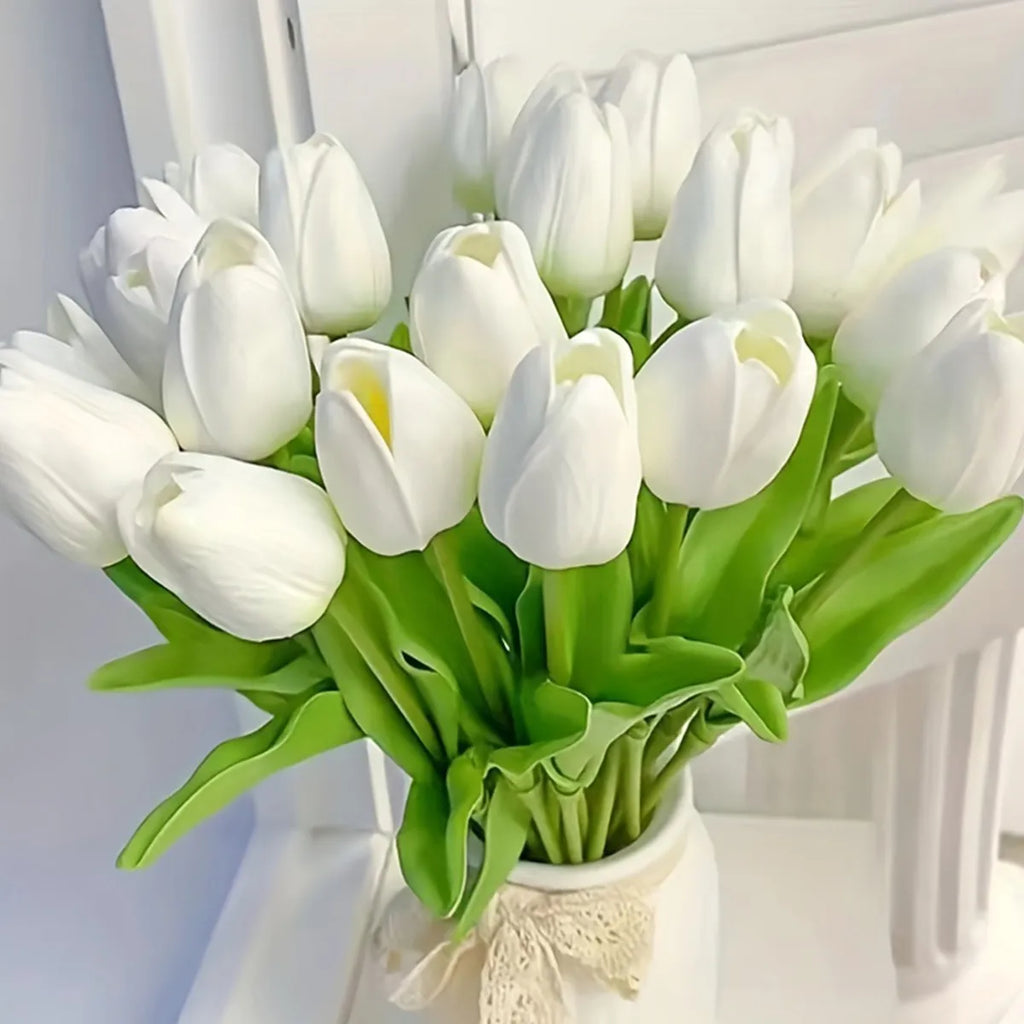 ZENVORA® Realistische Kunsttulpen – Elegante Blumen-Deko